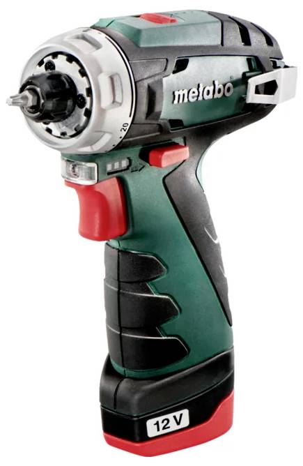 Metabo PowerMaxx BS Basic 600984000 Akkus fúrócsavarozó 12 V 2.0 Ah Lítiumion 2. akkuval, Töltővel 3. kép