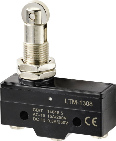 TRU COMPONENTS TC-9201360 Mikrokapcsoló 250 V/AC 15 A 1 x BE/(BE) Nyomó 1 db