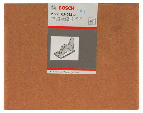 Vezetőszán elszívócsonkkal, vágáshoz - 115/125 mm Bosch 2 605 510 292 2. kép