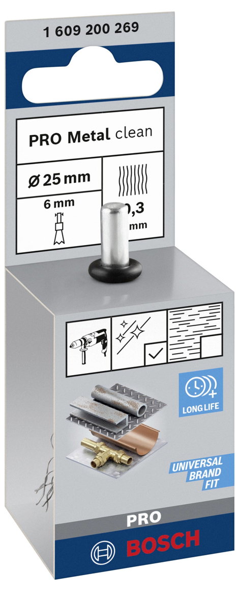 Bosch Accessories Ecsetkefe - 25 mm, 0,3 mm 1609200269 1 db 3. kép