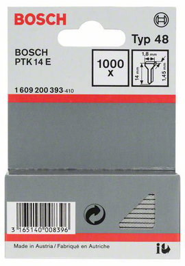 Szeg, 48-es típus, 1,8 x 1,45 x 14 mm 1000 db Bosch 1609200393