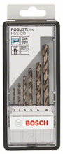 Bosch Accessories 2607019924 HSS Fém spirálfúró készlet 6 részes Kobalt DIN 338 Hengeres befogószár 2. bélyegkép