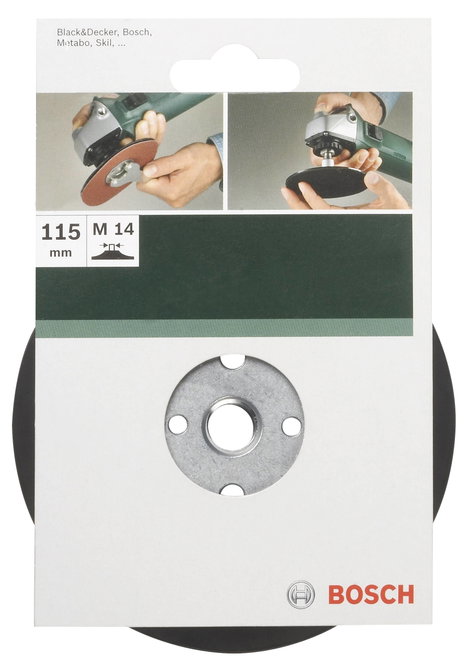 Csiszolótányér sarokcsiszolókhoz, befogórendszerhez, 125 mm D = 125 mm Bosch Accessories 2609256257 2. kép