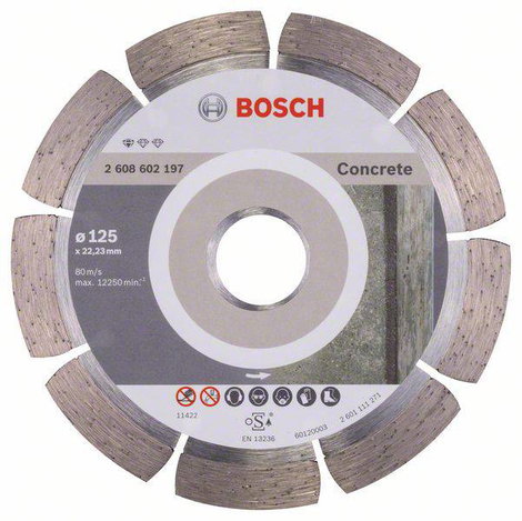 Bosch Accessories 2608602197 Bosch Power Tools Gyémánt bevonatú vágótárcsa Ø 125 mm 1 db