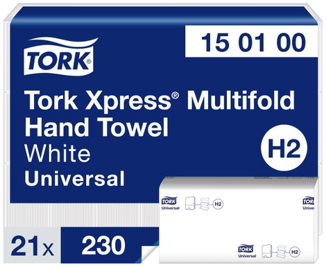 TORK 150100 Papír kéztörlők Fehér 21 db