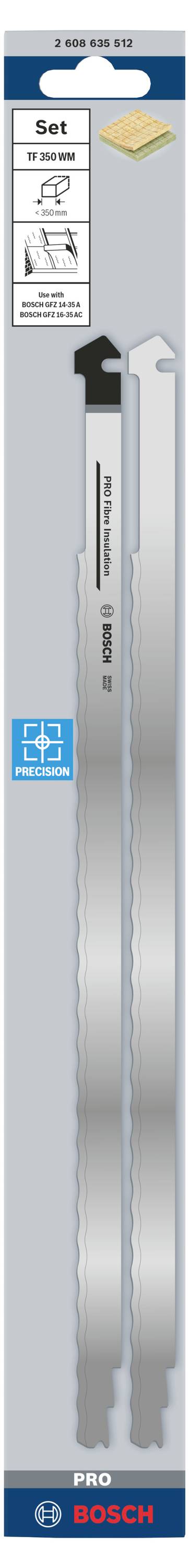 2 részes késkészlet, TF 350 WM - TF 350 WM Bosch Accessories 2608635512 3. kép