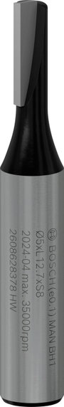 Bosch Accessories 2608628378 Horonymaró Keményfém Hossz 51 mm Átmérő 5 mm Szár átmérő 8 mm bélyegkép