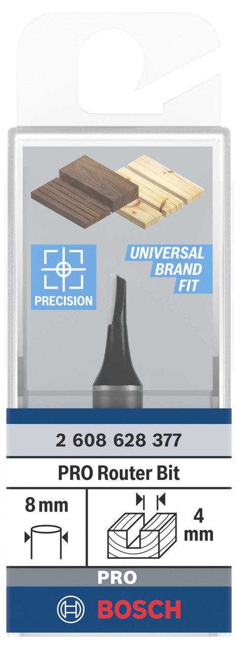 Bosch Accessories 2608628377 Horonymaró Keményfém Hossz 51 mm Átmérő 4 mm Szár átmérő 8 mm 3. kép