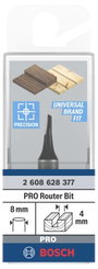 Bosch Accessories 2608628377 Horonymaró Keményfém Hossz 51 mm Átmérő 4 mm Szár átmérő 8 mm 3. bélyegkép