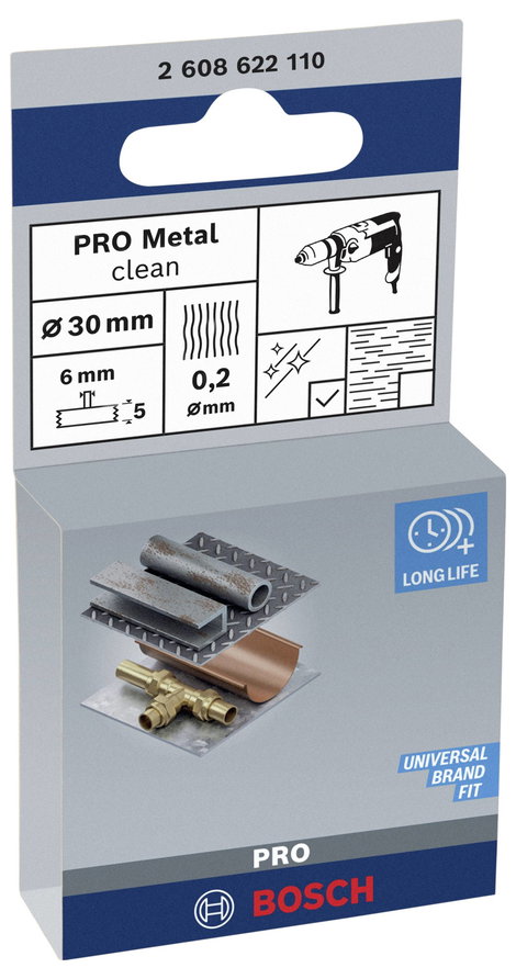 Bosch Accessories Korongkefe - 30 mm, 0,2 mm, 6 mm Szár átmérő 6 mm 2608622110 1 db 3. kép