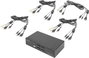 Digitus DS-12880 4+1 port KVM átkapcsoló HDMI 3840 x 2160 Pixel 4. bélyegkép