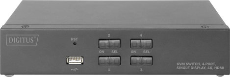 Digitus DS-12880 4+1 port KVM átkapcsoló HDMI 3840 x 2160 Pixel 5. kép