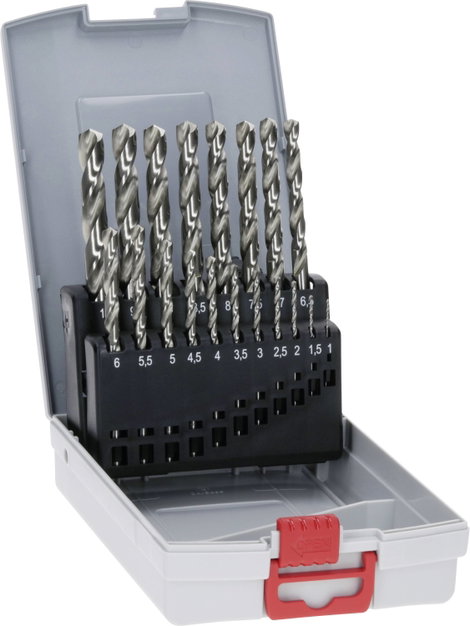Bosch Accessories 2608587013 HSS Fém spirálfúró készlet 19 részes Csiszolt DIN 338 Hengeres befogósz