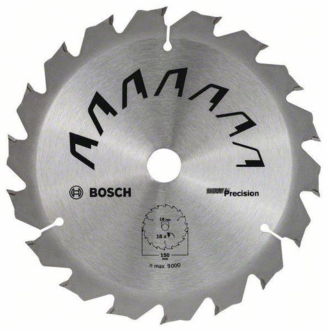 Bosch Accessories Precision 2609256D62 Keményfém körfűrészlap 150 x 16 mm Fogak száma (collonként):