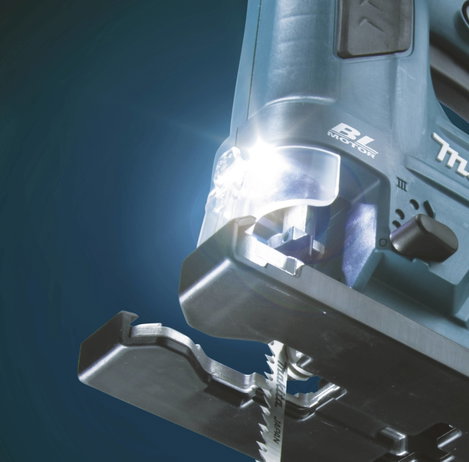 Makita Akkus asztali fűrész JV103DZ akku nélkül 10.8 V 9. kép