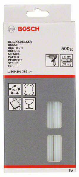Melegragasztó rúd 11 x 200 mm átlátszó 500 g, Bosch Accessories 1609201396 2. kép
