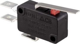 TRU COMPONENTS TC-9122120 Mikrokapcsoló 250 V/AC 16 A 1 x BE/(BE) Nyomó 1 db