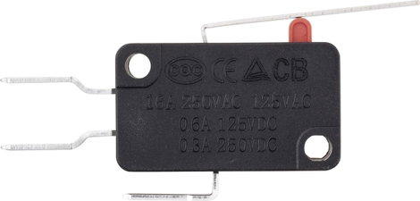 TRU COMPONENTS TC-9122120 Mikrokapcsoló 250 V/AC 16 A 1 x BE/(BE) Nyomó 1 db 3. kép