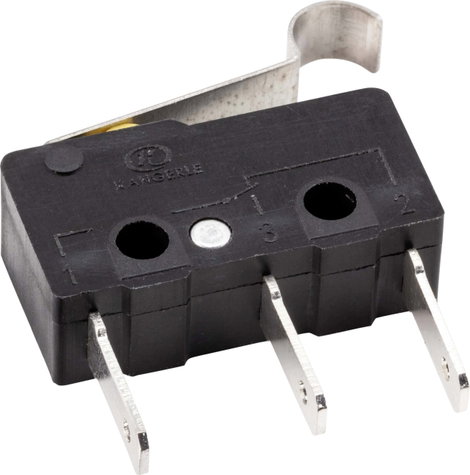TRU COMPONENTS TC-9122124 Mikrokapcsoló 250 V/AC 5 A 1 x BE/(BE) Nyomó 1 db 3. kép