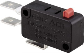 Mikrokapcsoló 250 V/AC 16 A 1x BE/(BE) nyomó, TRU Components TC-9122116
