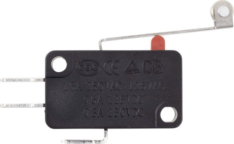 TRU COMPONENTS TC-9134628 Mikrokapcsoló 250 V/AC 16 A 1 x BE/(BE) Nyomó 1 db 3. kép
