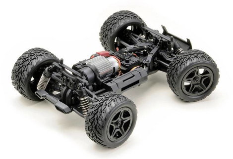 Absima Power Fekete/piros 1:14 RC modellautó Elektro Truggy 4WD RtR 2,4 GHz 2. kép