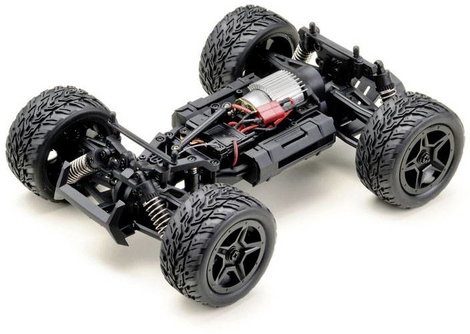 Absima Power Fekete/piros 1:14 RC modellautó Elektro Truggy 4WD RtR 2,4 GHz 3. kép