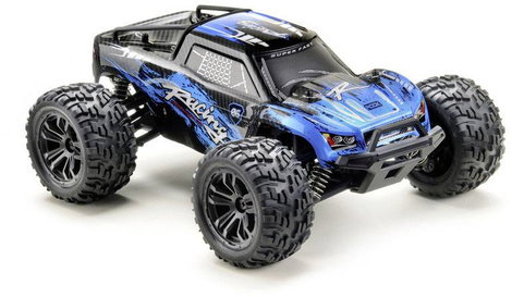 Absima Truck Racing Fekete/kék 1:14 RC modellautó Elektro Monstertruck 4WD RtR 2,4 GHz 3. kép