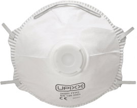 Porvédő maszk szeleppel FFP2 L+D Upixx 26091