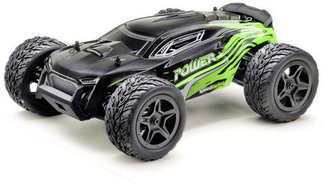 Absima Power Fekete/zöld 1:14 RC modellautó Elektro Truggy 4WD RtR 2,4 GHz