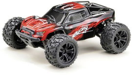 Absima Truck Racing Fekete/piros 1:14 RC modellautó Elektro Monstertruck 4WD RtR 2,4 GHz