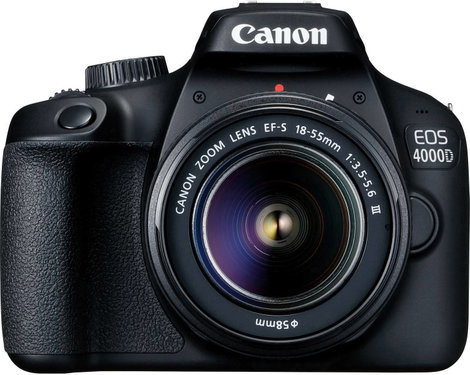 Canon EOS 4000D Kit 18-55mm III Digitális tükörreflexes fényképezőgép EF-S 18-55 mm IS II 18 Megapix 4. kép