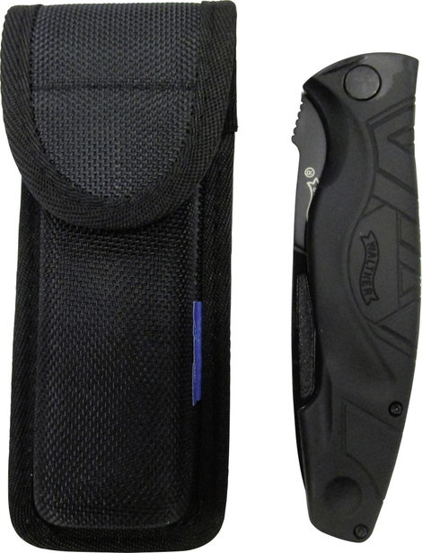 Walther Traditional Folding Knife 5.0755 Munkakés Tokkal Fekete 2. kép