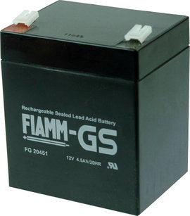 Fiamm PB-12-4,5-4,8 Ólomakku 12 V 4.5 Ah Ólom-vlies (AGM) (Sz x Ma x Mé) 90 x 107 x 70 mm 4,8 mm-es 