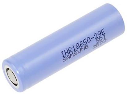 Samsung INR18650-29E Speciális akku 18650 Flat-top, Magas hőmérséklet álló Lítiumion 3.6 V 2900 mAh