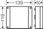 Hensel 4012591111290 Elosztó doboz halogénmentes, Plombálható (H x Sz) 139 mm x 119 mm 1 db 2. bélyegkép