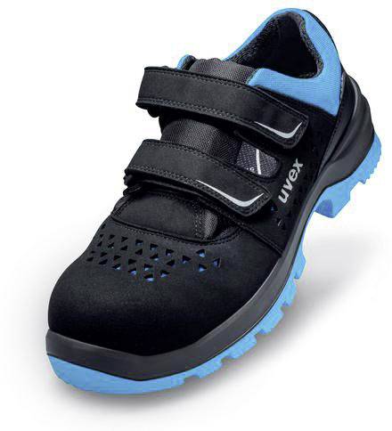 uvex 2 xenova® 9553245 ESD Biztonsági szandál S1P Cipőméret (EU): 45 Fekete, Kék 1 pár