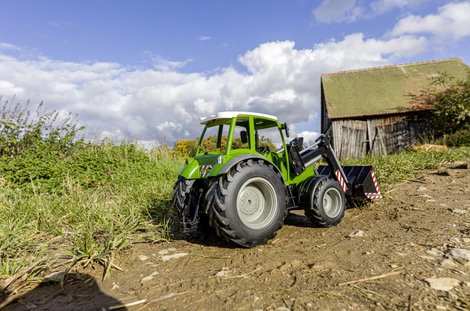 Carson Modellsport 907347 RC Traktor mit Frontlader 1:16 RC funkció modell Elektro Mezőgazdasági jár 4. kép