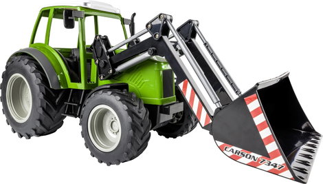 Carson Modellsport 907347 RC Traktor mit Frontlader 1:16 RC funkció modell Elektro Mezőgazdasági jár 8. kép
