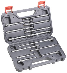 kwb 240280 40CR acél Kalapácsfúró készlet 12 részes 5 mm, 6 mm, 8 mm, 10 mm, 12 mm, 14 mm SDS-Plus 1