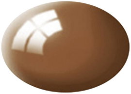 Festék, agyagbarna, fényes, színkód: 80 RAL, színkód: 8003, 18 ml, Revell Aqua