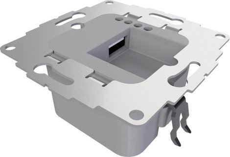 2USB 2U-449450 1 részes Süllyeszthető betét IP20 Világosszürke 3. kép