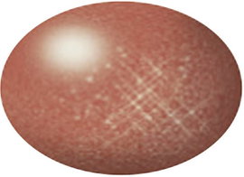 Festék, bronz, fémes, színkód: 95 RAL, színkód: 0, 18 ml, Revell Aqua