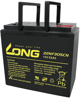Long 22NF305CNE Ólomakku 12 V 62 Ah Ólom-vlies (AGM) (Sz x Ma x Mé) 226 x 214 x 135 mm M6 csavaros c