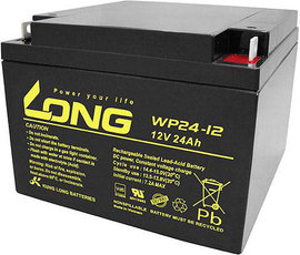 Long WP24-12 Ólomakku 12 V 24 Ah Ólom-vlies (AGM) (Sz x Ma x Mé) 166 x 125 x 175 mm M5 csavaros csat
