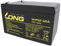 Long WP12-12A/F1 Ólomakku 12 V 12 Ah Ólom-vlies (AGM) (Sz x Ma x Mé) 151 x 98 x 98 mm 4,8 mm-es lapo bélyegkép