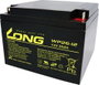 Long WP26-12 Ólomakku 12 V 26 Ah Ólom-vlies (AGM) (Sz x Ma x Mé) 166 x 125 x 175 mm M5 csavaros csat bélyegkép