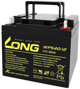 Long WPS40-12 Ólomakku 12 V 40 Ah Ólom-vlies (AGM) (Sz x Ma x Mé) 199 x 171 x 166 mm M6 csavaros csa