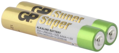 GP Batteries Super Mini elem (AAAA) Mini (AAAA) Alkáli mangán 1.5 V 2 db
