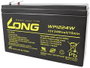 Long WP1224W Ólomakku 12 V 6 Ah Ólom-vlies (AGM) (Sz x Ma x Mé) 151 x 101 x 51 mm 6,35 mm-es laposér 2. bélyegkép